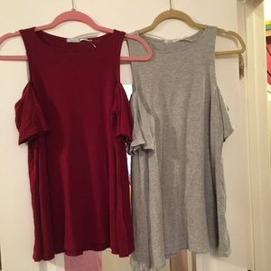 Kimchi blue cold shoulder top